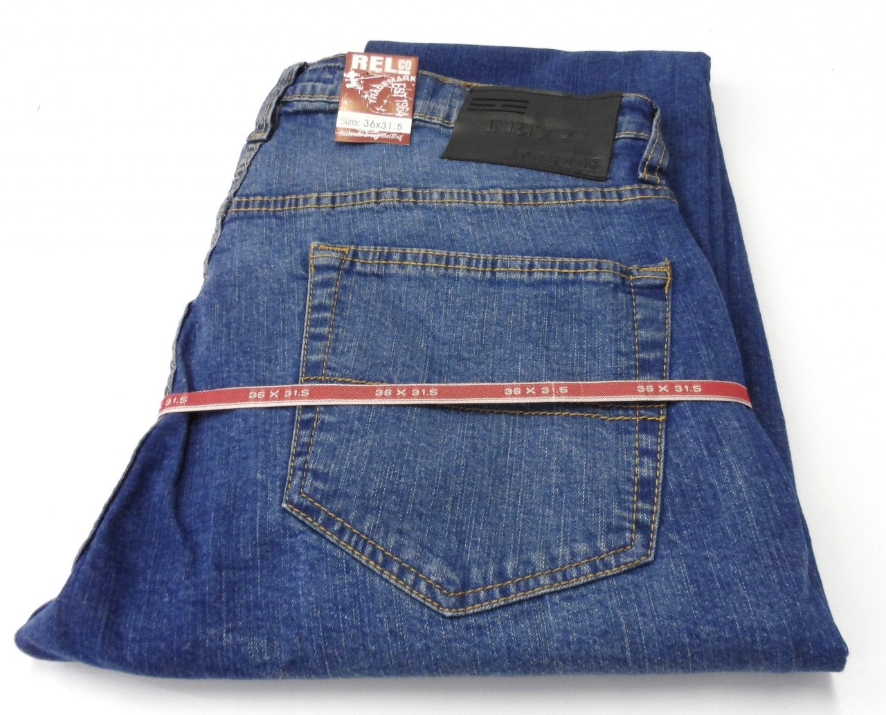 Relco Blue Stonewashed Skinny Stretch Jeans