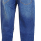 بنطال جينز ضيق من تصميم Relco باللون الأزرق