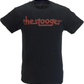 Maglietta ufficiale nera da uomo con logo vintage Iggy and the Stooges