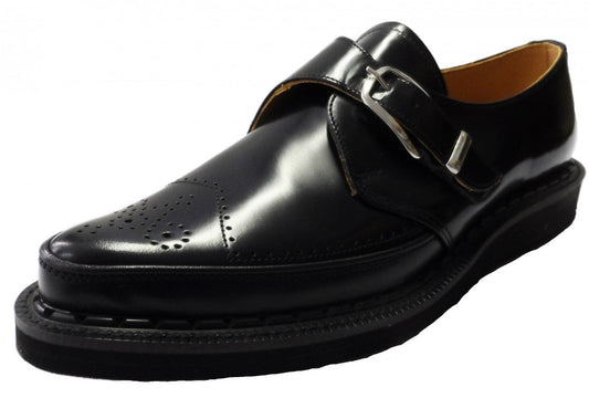 حذاء George Cox الكلاسيكي جو سترومر من الجلد بإبزيم مونك (افتراضي)