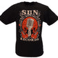 Sun Records Mens Black Mic Cotton T Shirt