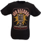Sun Records Herren-T-Shirt „Mic Blast“ aus schwarzer Baumwolle