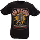 Sun Records Mens Mic Blast Black Cotton T Shirt