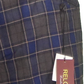 Relco pantalon sta-press coupe slim à carreaux tartan bleu/gris/moutarde pour homme