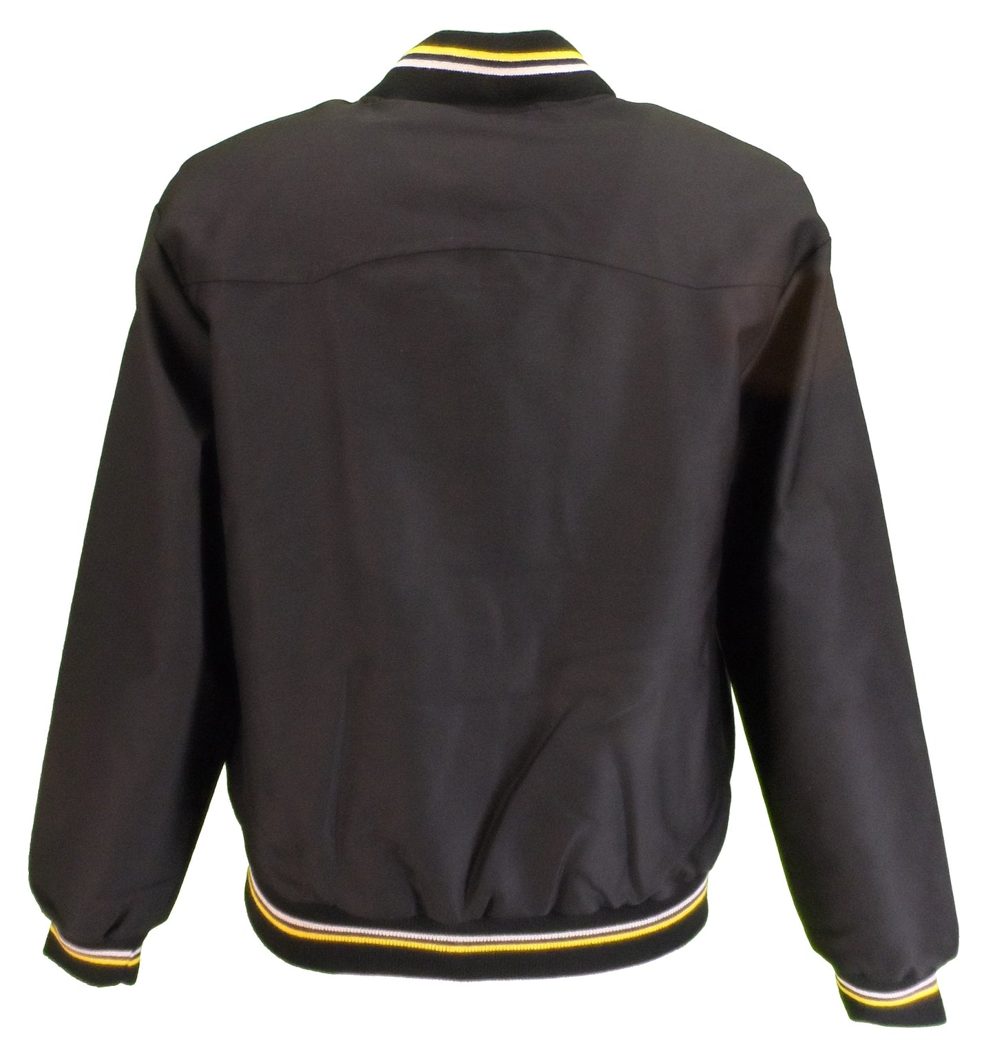 Mens Black Tartan Lined Classic Harrington Monkey Jacket Mazeys UK