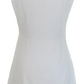 Minivestido Mod blanco retro de los años 60 Modette Half Target para mujer