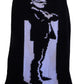 Mens 2 Pair Pack  Ska Man Black 2 Tone Retro Socks
