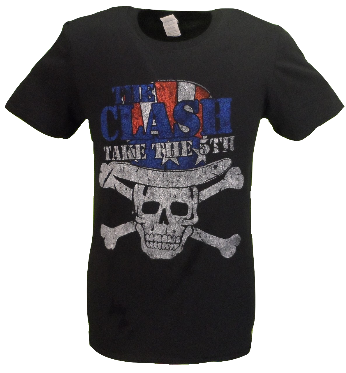 Mens Black Official The Clash Take The 5th T Shirt