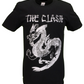 Camiseta negra oficial The Clash dragon para hombre