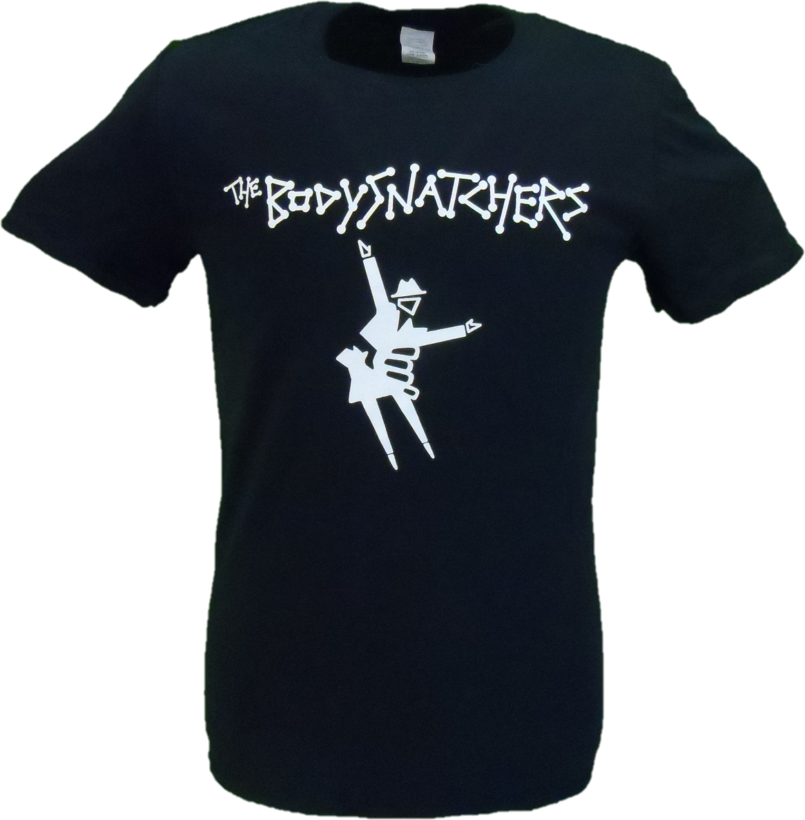 Schwarzes offizielles Herren-T-Shirt mit dem Bodysnatchers-Logo