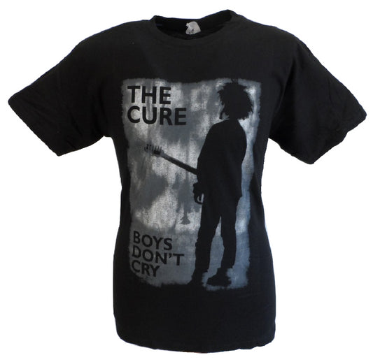 T-shirt officiel pour hommes The Cure Boys Don't Cry à couverture unique