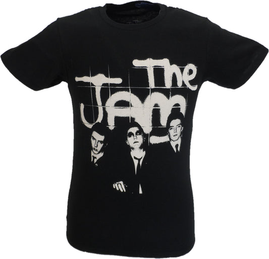 Maglietta nera ufficiale da uomo del gruppo The Jam