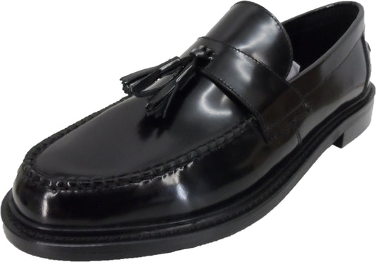 Delicious Junction and Trojan الرجالي The Duke Black Tassel Loafers