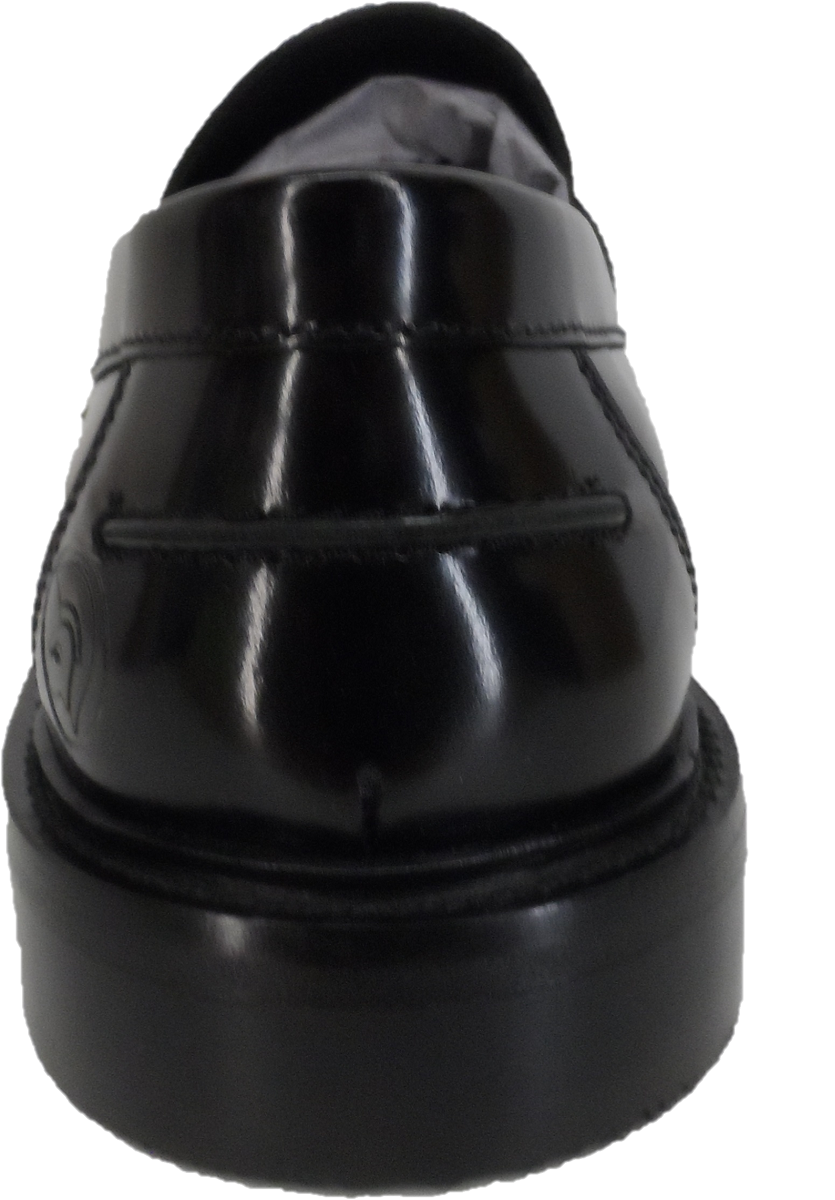 Delicious Junction and Trojan Mens The Duke Black Tassel Loafers