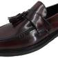 Delicious Junction and Trojan Mens The Duke Oxblood Tassel Loafers