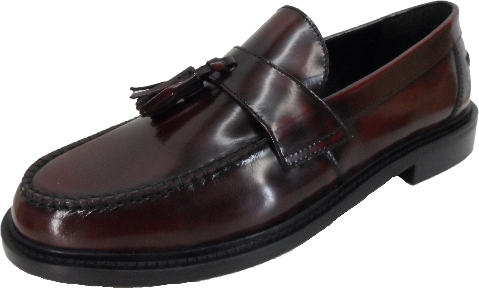 Delicious Junction and Trojan Mens The Duke Oxblood Tassel Loafers ...