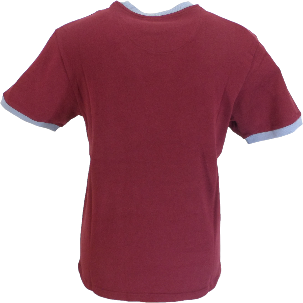 Trojan Records Mens Port Red Spirit of 69 100% Cotton Peach T-Shirt