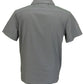 Mazeys Mens Retro Grey/Burgundy Rockabilly Bowling Shirts