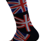 Mens 2 Pair Pack of Retro Union Jack Socks