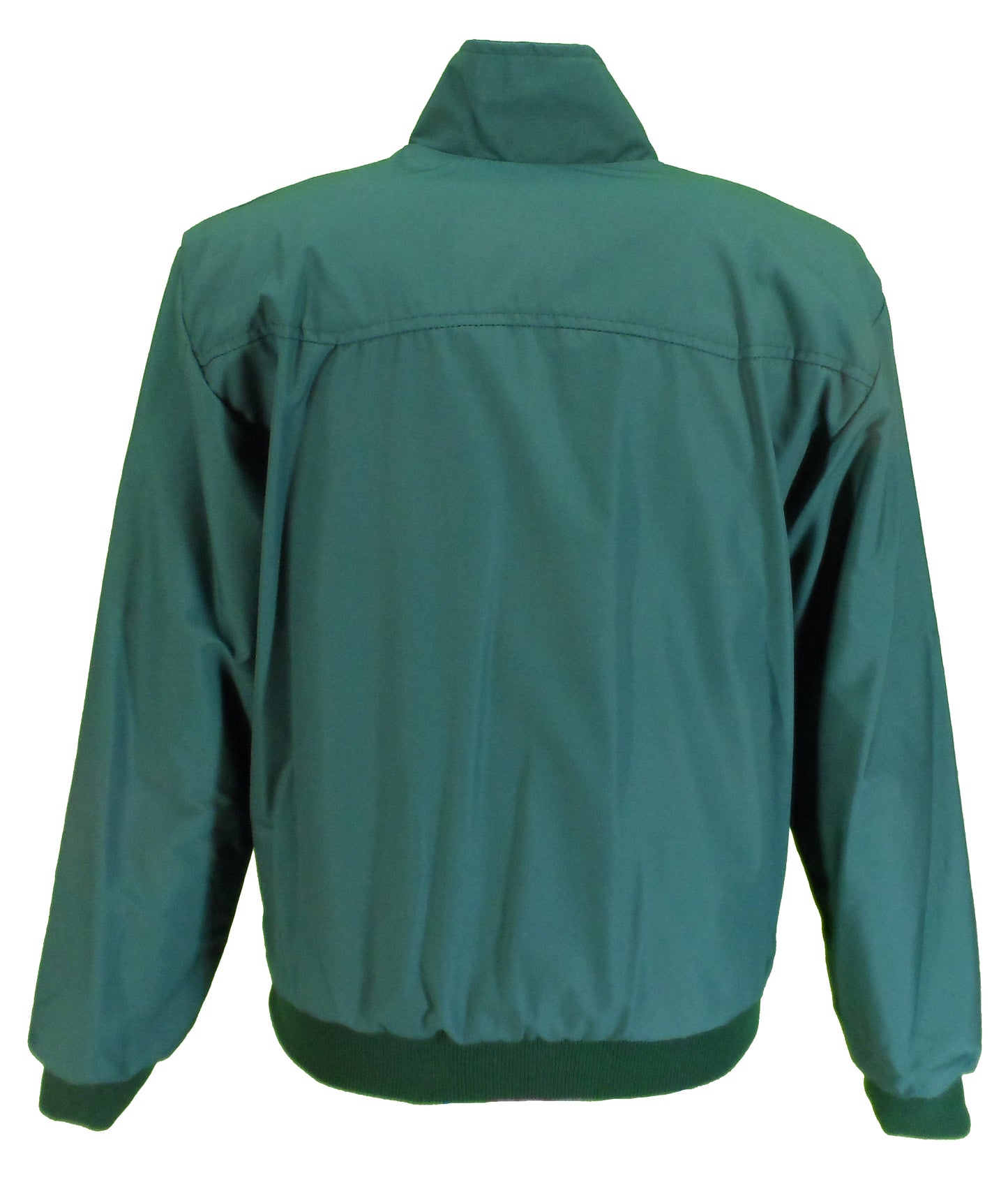 Mens Bottle Green Retro Mod Classic Harrington Jacket
