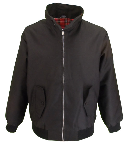 schwarze Harrington-Jacke