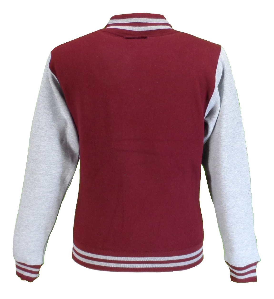Burgundy Grey Varsity Letterman Jacket