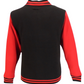 Mens Retro Black/Red Varsity Letterman Jackets