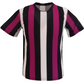 Mens Purple Vertical Striped Mod T Shirts