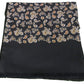 Mazeys Classic Retro Mod Mod Tassled Scarf Black Paisley