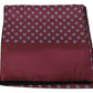 Mazeys Classic Retro Mod Tassled Burgundy Target Scarf