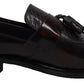 Ikon Original Weaver Oxblood Retro Tassel Loafers