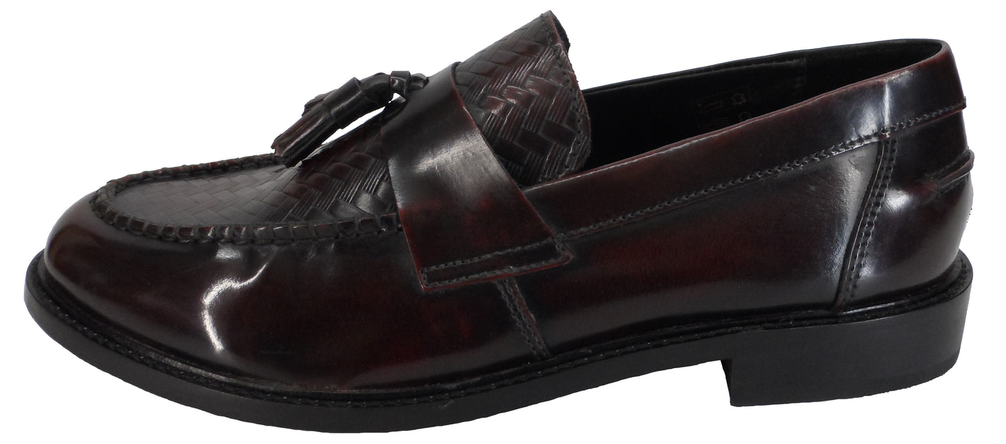 Ikon Original Weaver Oxblood Retro Tassel Loafers