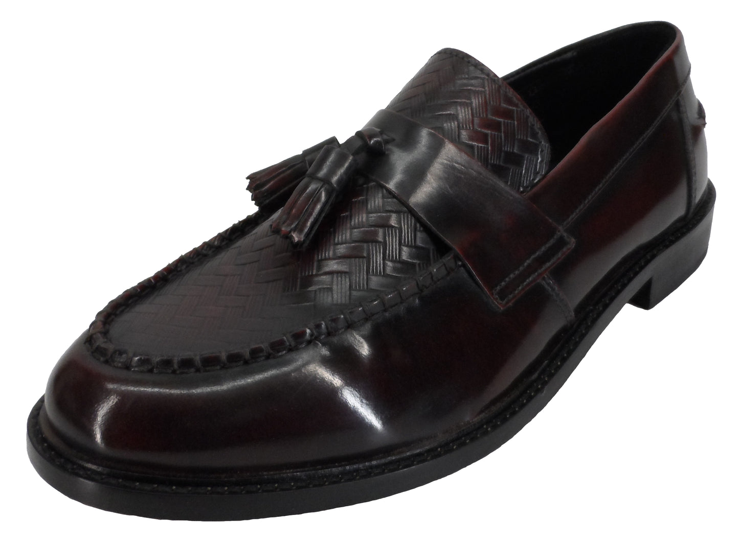 Ikon Original Weaver Oxblood Retro Tassel Loafers