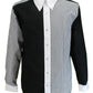 Mens The Who Retro Black and White Mod 100% Cotton Shirts