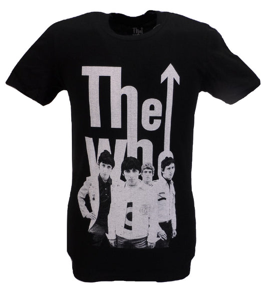 Schwarzes offizielles Herren-T-Shirt „The Who Elvis for Everyone“.